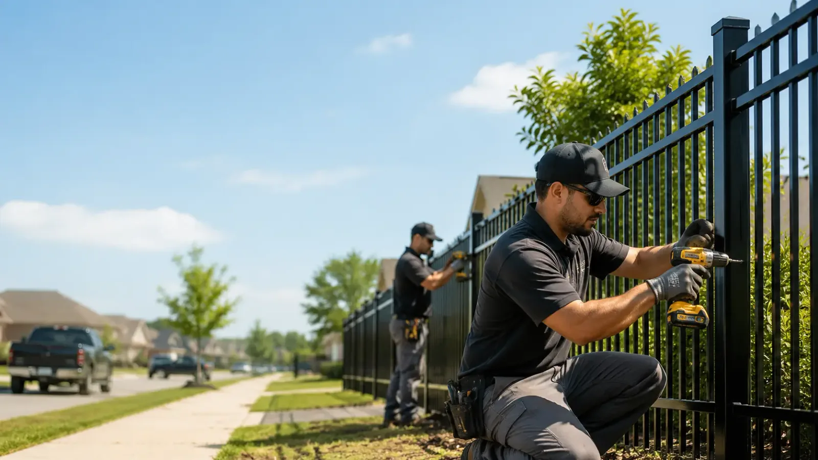 Metal Fence Installation in Davilla, TX